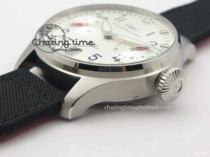 MIROTIME 0225 Big Pilot Real PR IW500432 DFB Limited Edition ZF 1:1 Best Edition On Black Nylon Strap A Fashionable 7276